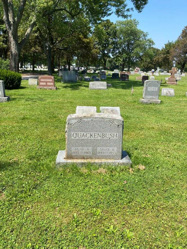 Anna A. Quackenbush's grave. Photo 2