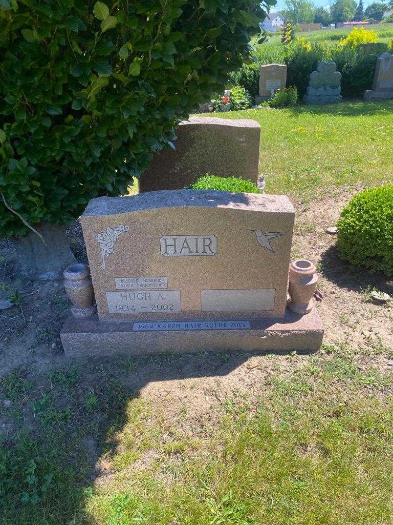 Hugh A. Hair's grave. Photo 2