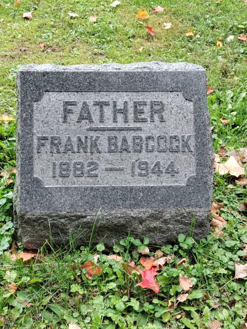 Frank A. Babcock's grave. Photo 3