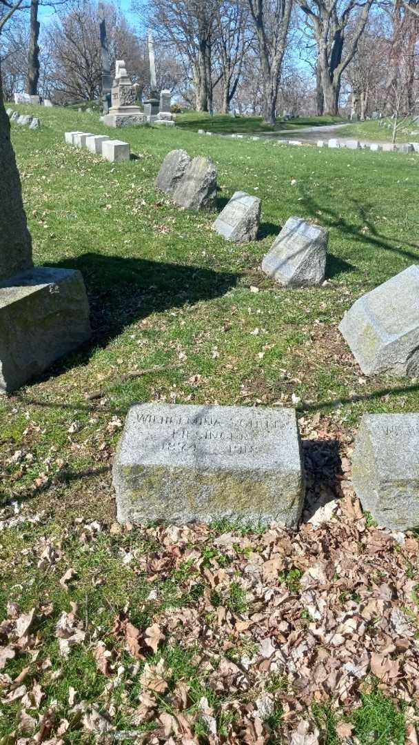 Wilhelmina B. Schilly Filsinger's grave. Photo 2
