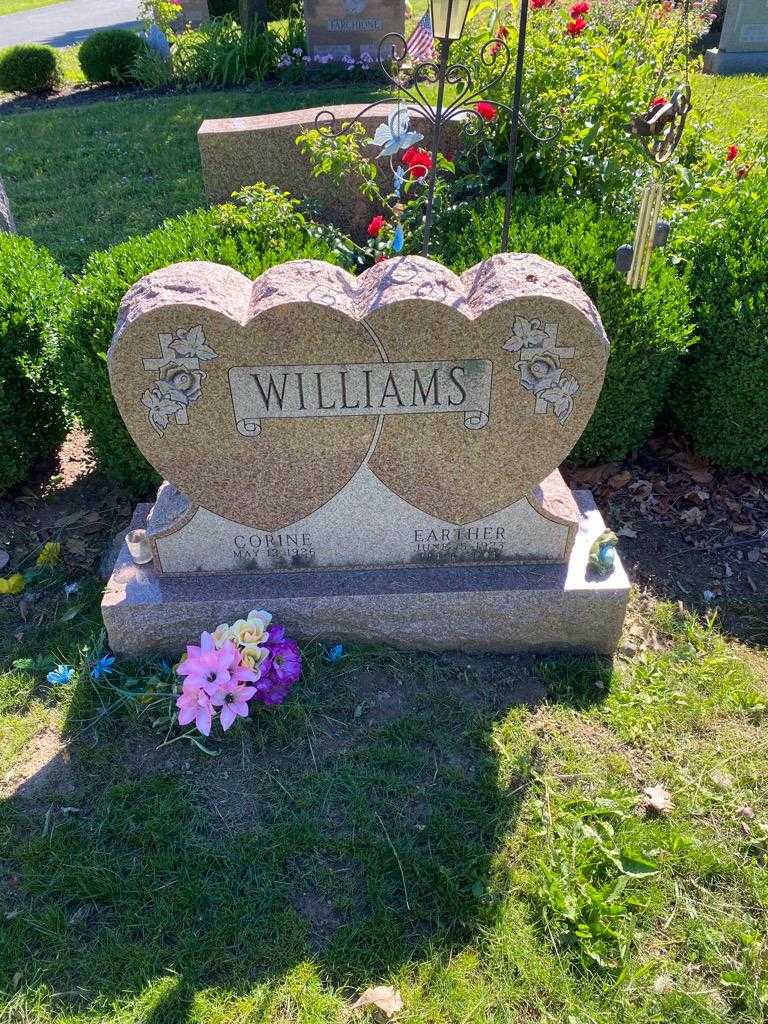 Earther Williams's grave. Photo 2