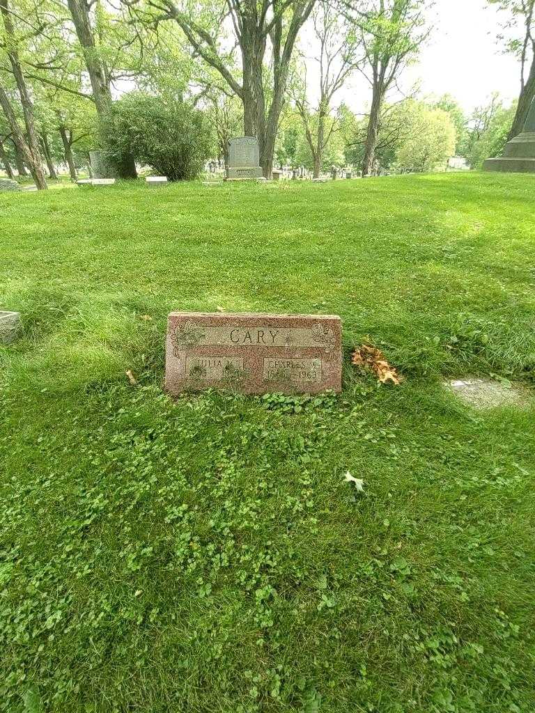 Julia M. Cary's grave. Photo 1