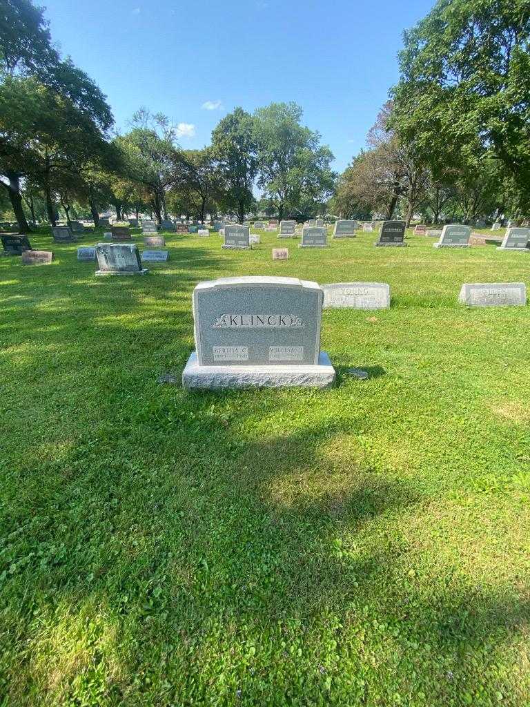 William J. Klinck's grave. Photo 1