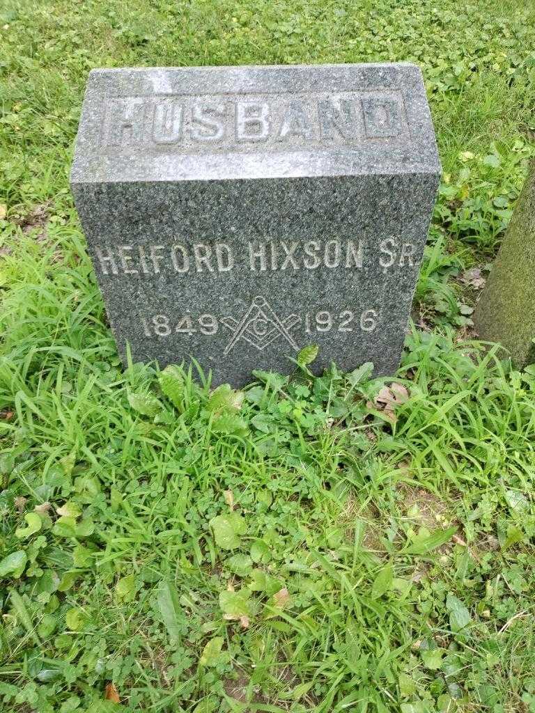 Heiford Hixson Senior's grave. Photo 2