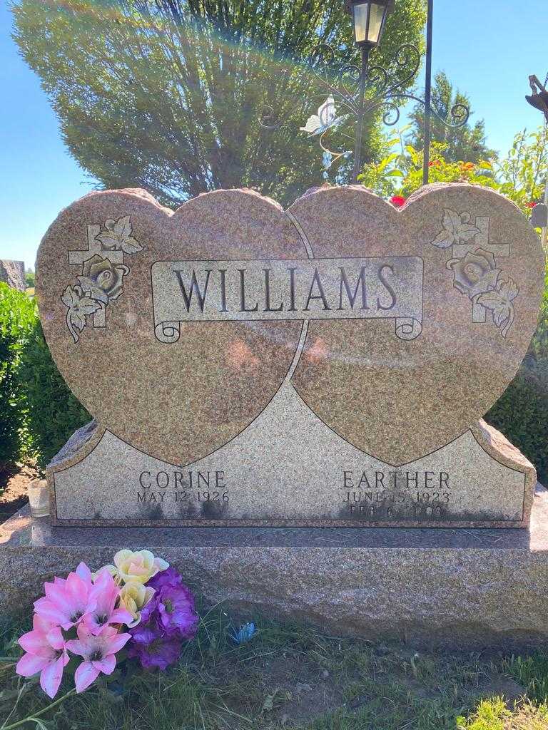 Corine Williams's grave. Photo 3