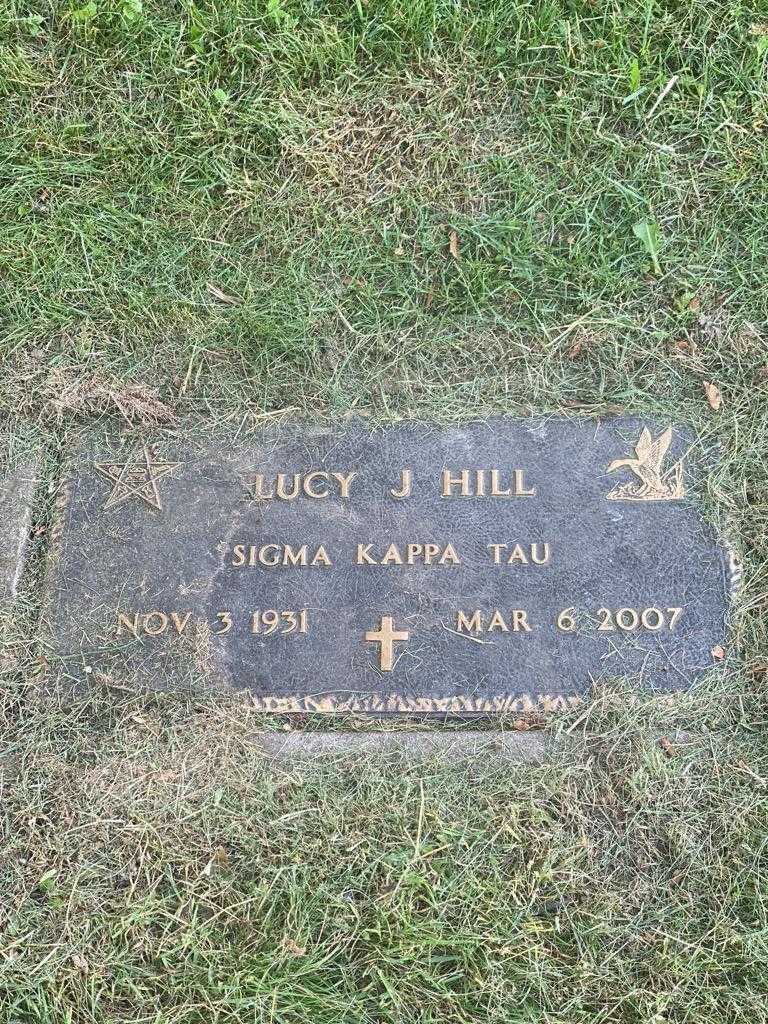 Lucy J. Hill's grave. Photo 3