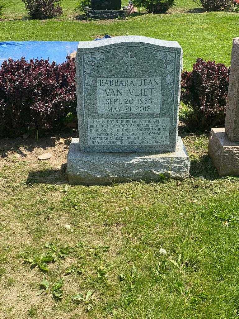 Barbara Jean Van Vliet's grave. Photo 2