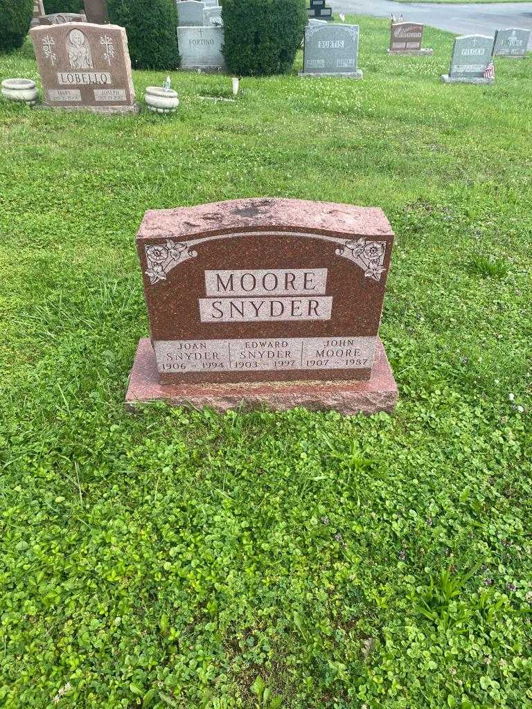John Moore's grave. Photo 2