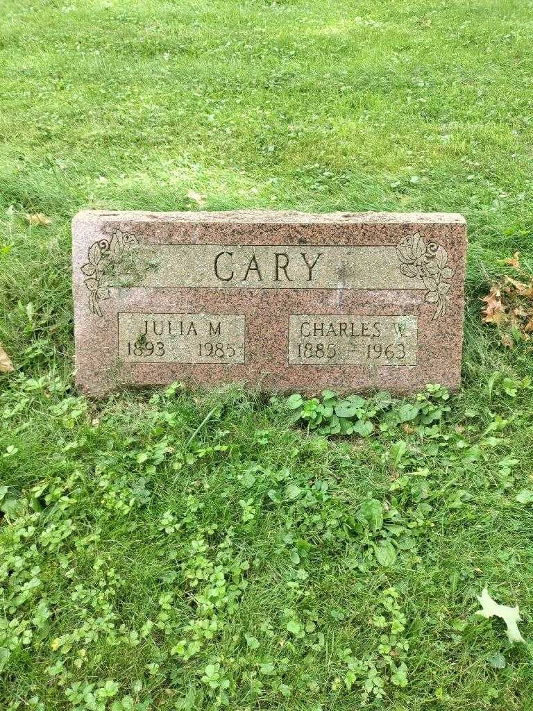 Julia M. Cary's grave. Photo 2