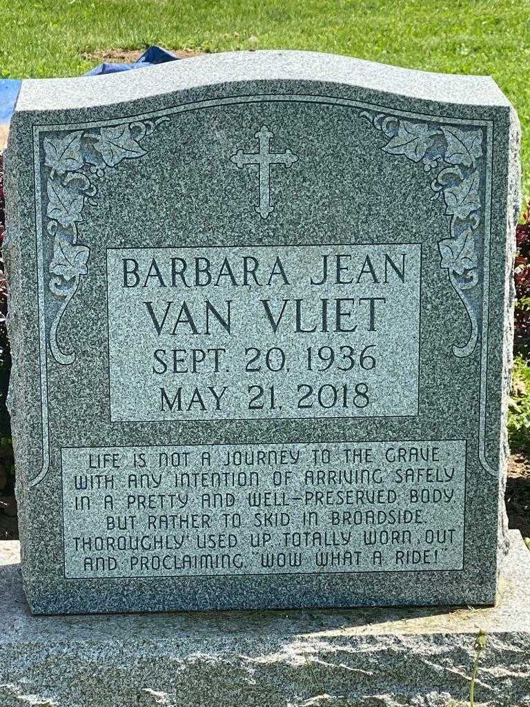 Barbara Jean Van Vliet's grave. Photo 3