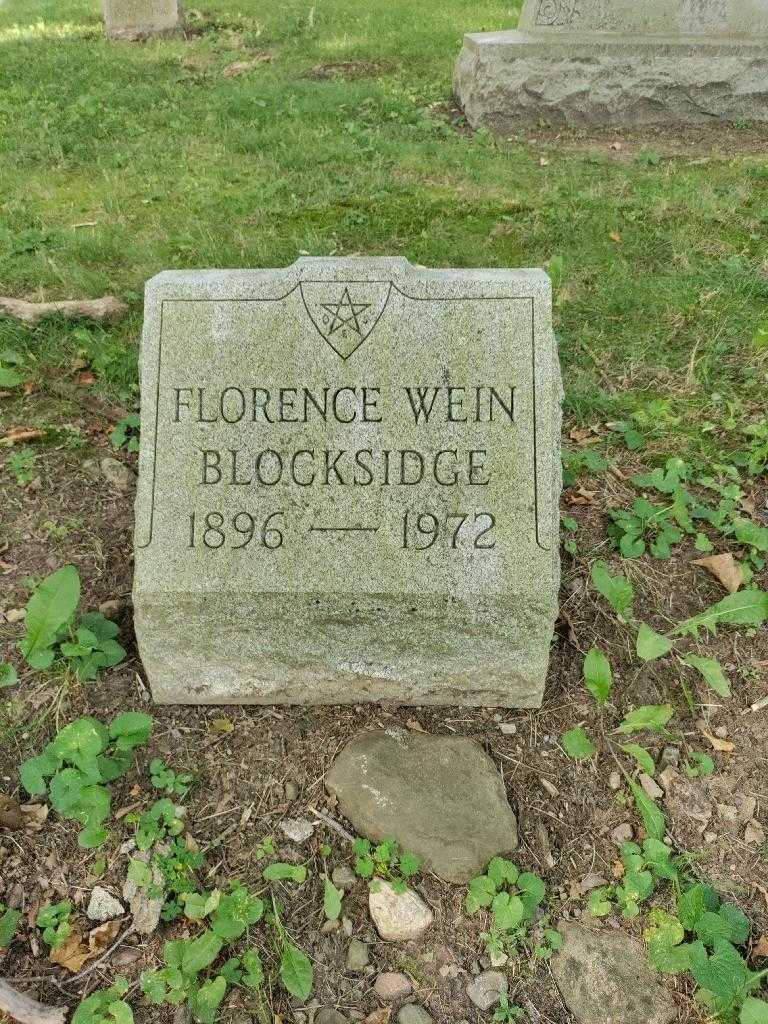 Florence Wein Blocksidge's grave. Photo 3