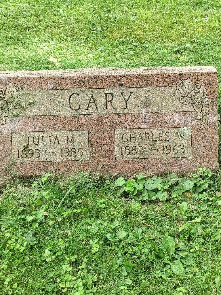 Julia M. Cary's grave. Photo 3