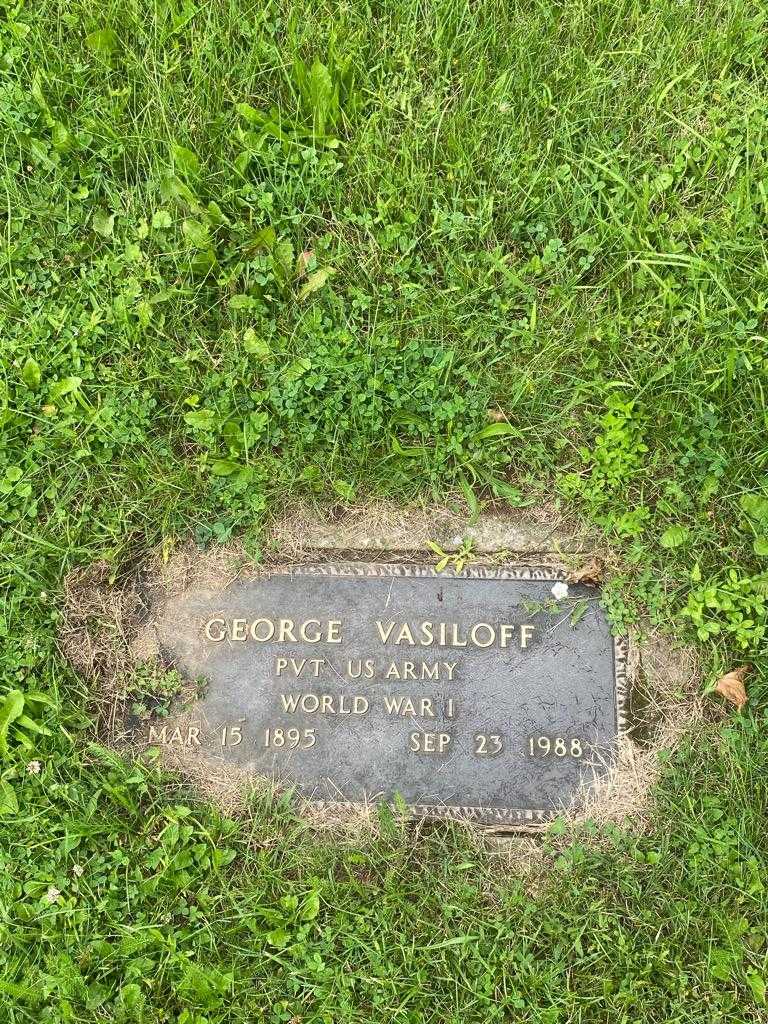 George Vasiloff's grave. Photo 2