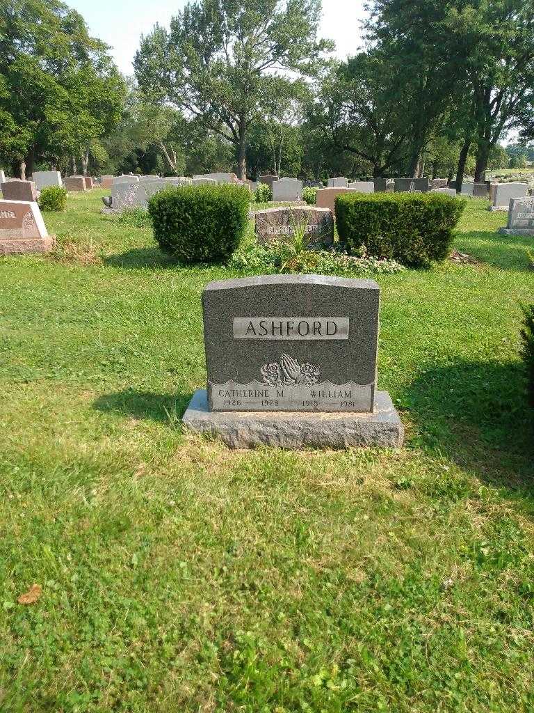 Catherine M. Ashford's grave. Photo 1