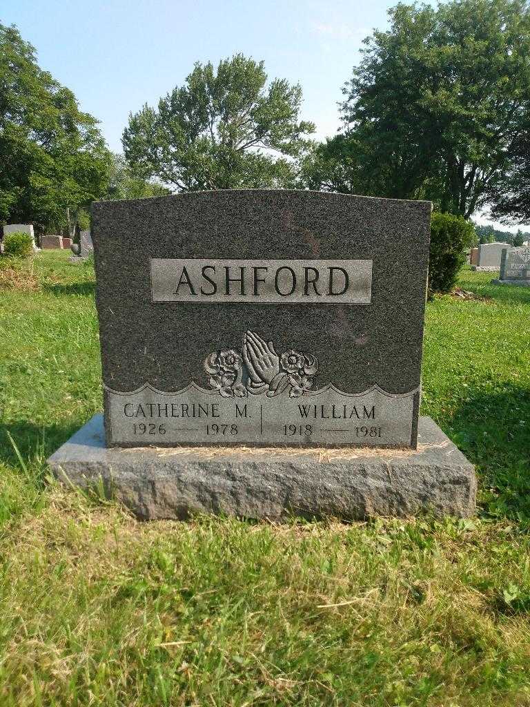 Catherine M. Ashford's grave. Photo 2
