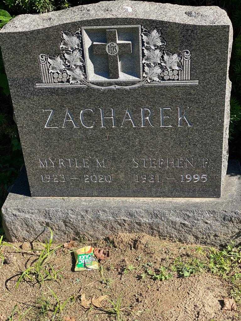 Myrtle M. Zacharek's grave. Photo 3