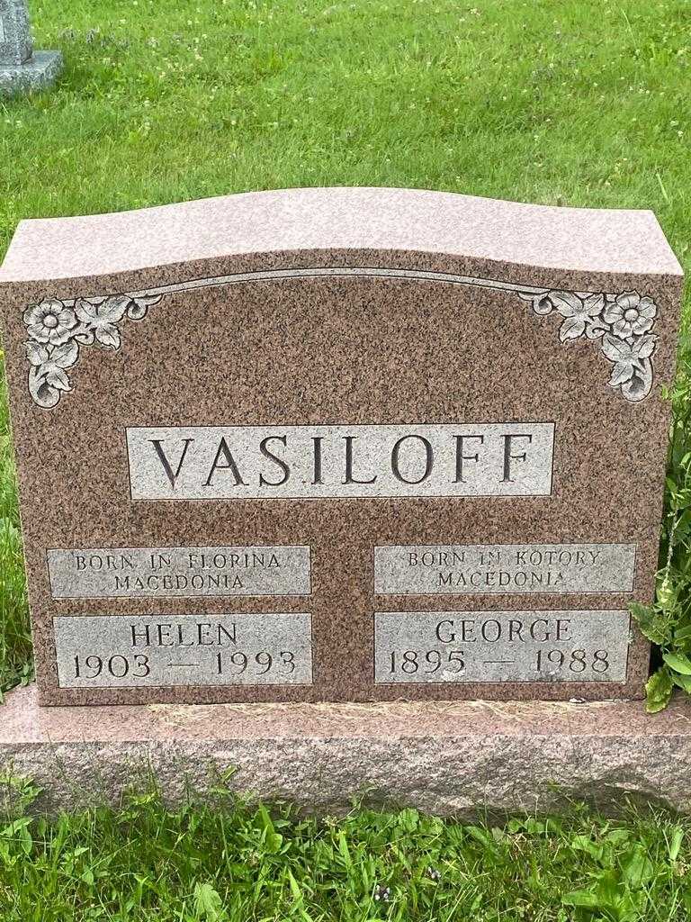 George Vasiloff's grave. Photo 4