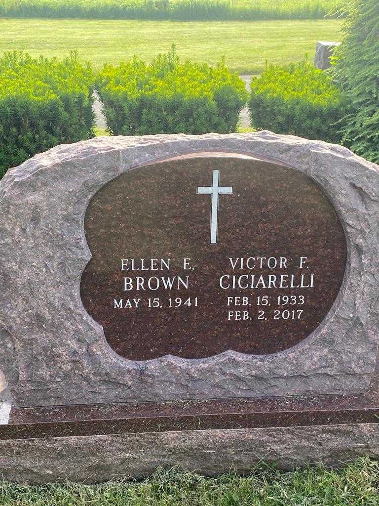 Ellen E. Brown's grave. Photo 3