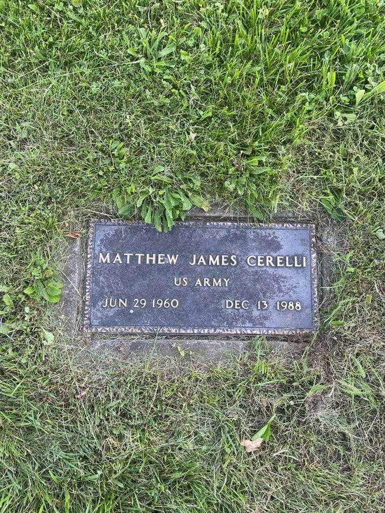 Matthew James Cerelli's grave. Photo 3