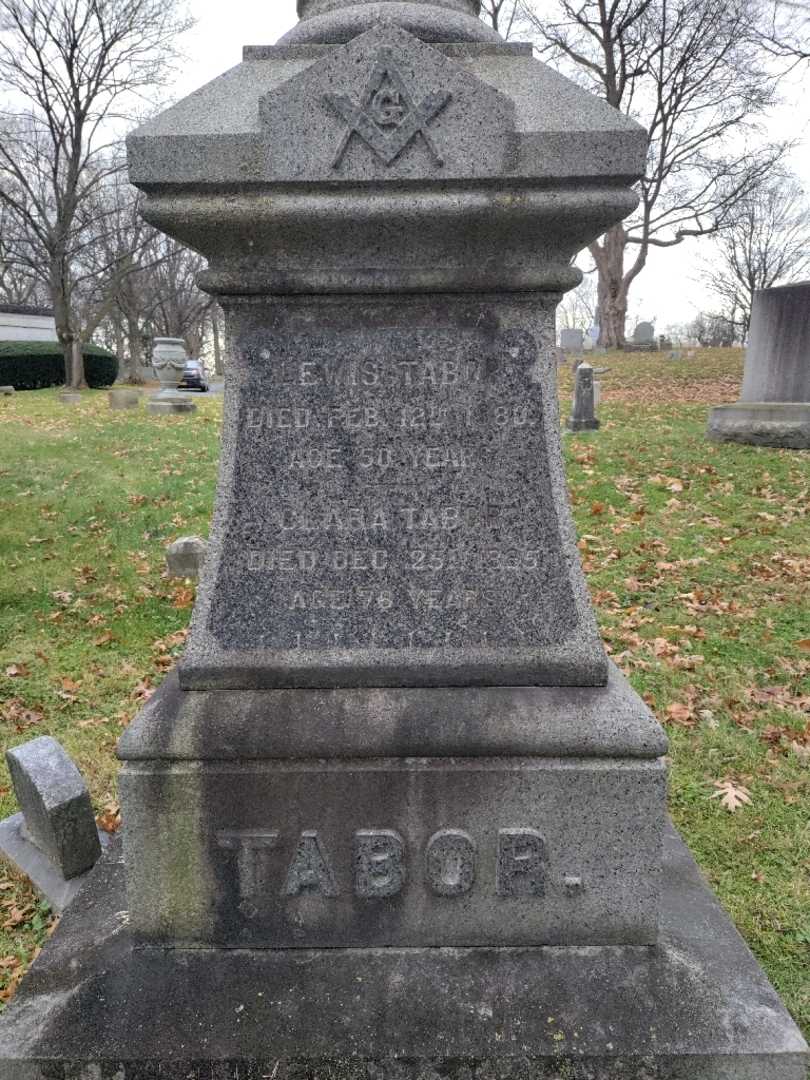 Clara Tabor's grave. Photo 3
