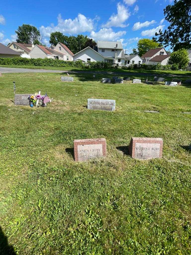 Anita I. Ruby's grave. Photo 1