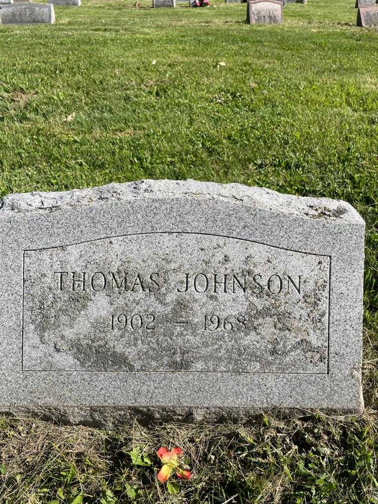 Thomas Johnson's grave. Photo 3