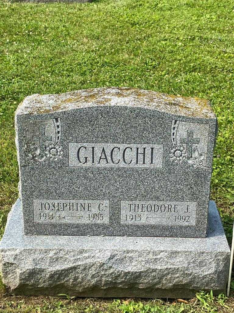 Josephine C. Giacchi's grave. Photo 3