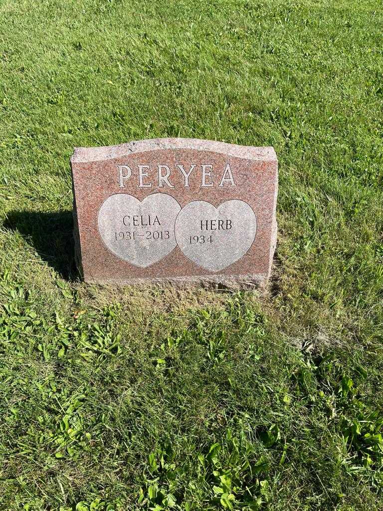 Celia Peryea's grave. Photo 2