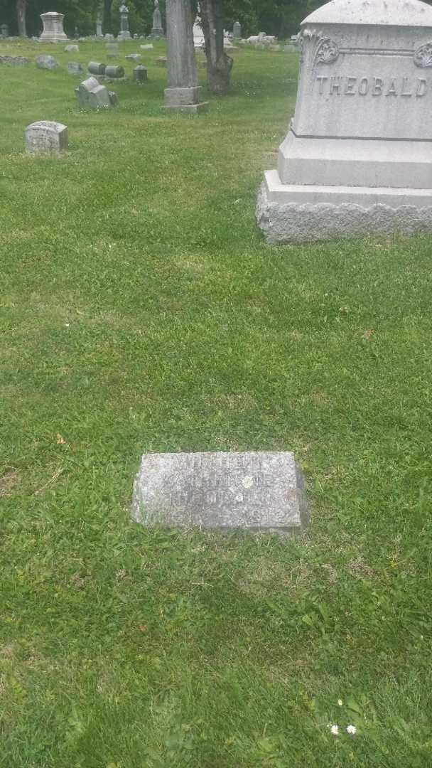 Katherine Theobald's grave. Photo 1