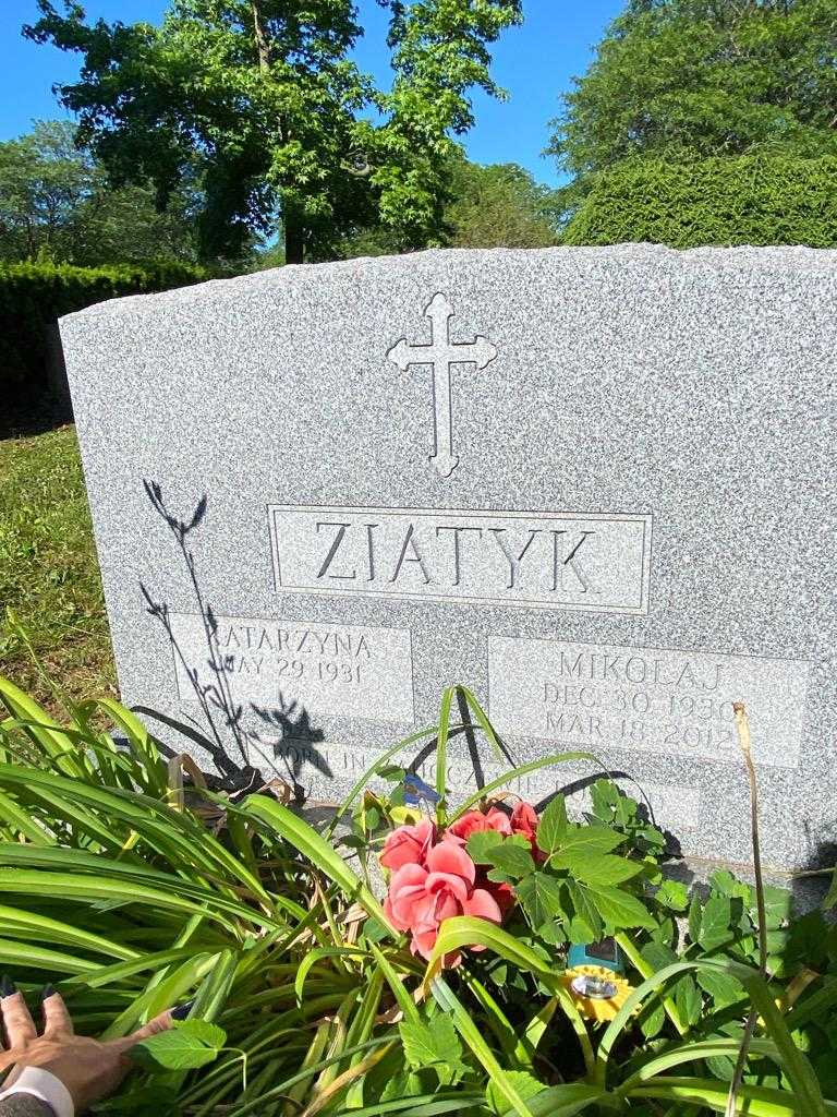 Mikolaj Ziatyk's grave. Photo 3