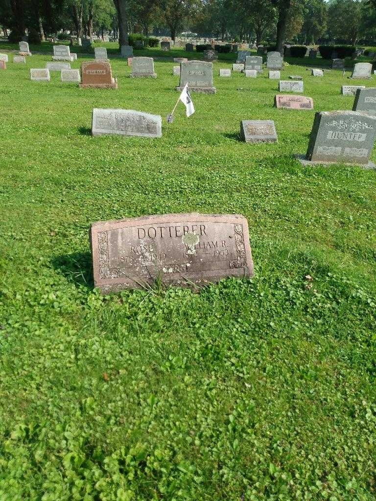 Rose Dotterer's grave. Photo 1