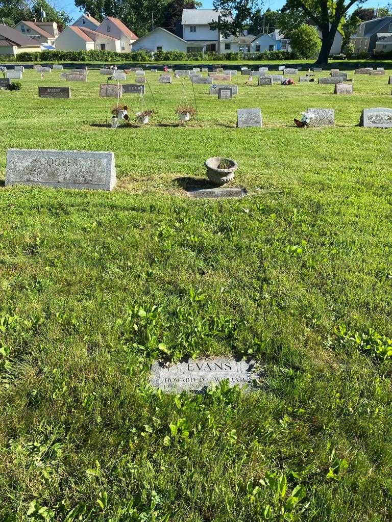 Howard E. Evans's grave. Photo 4