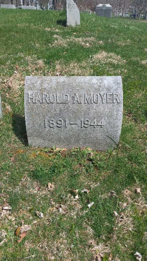 Harold A. Moyer's grave. Photo 3
