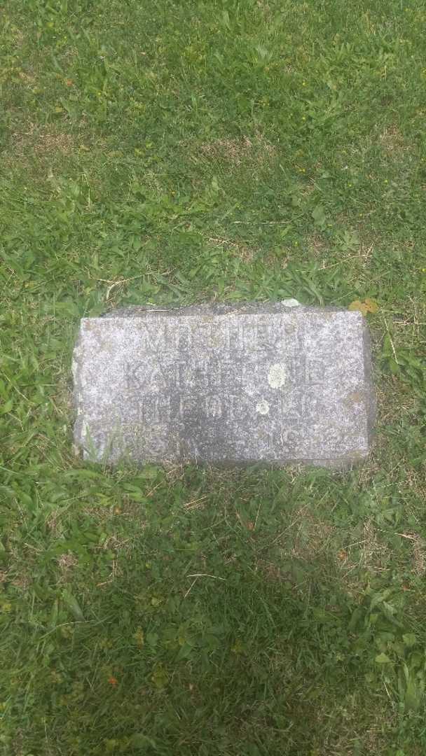 Katherine Theobald's grave. Photo 2