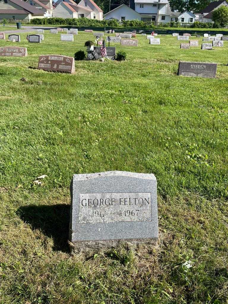 George Felton's grave. Photo 2
