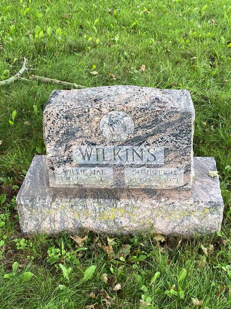 Willie Mae Wilkins's grave. Photo 3