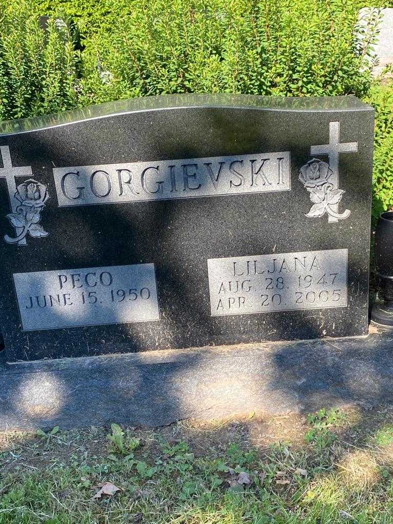 Liljana Gorgievska's grave. Photo 1