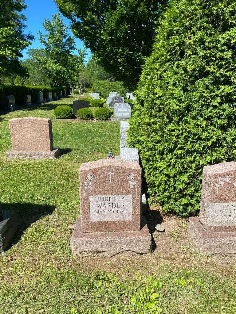 Judith Ann "Judy" Warder's grave. Photo 2