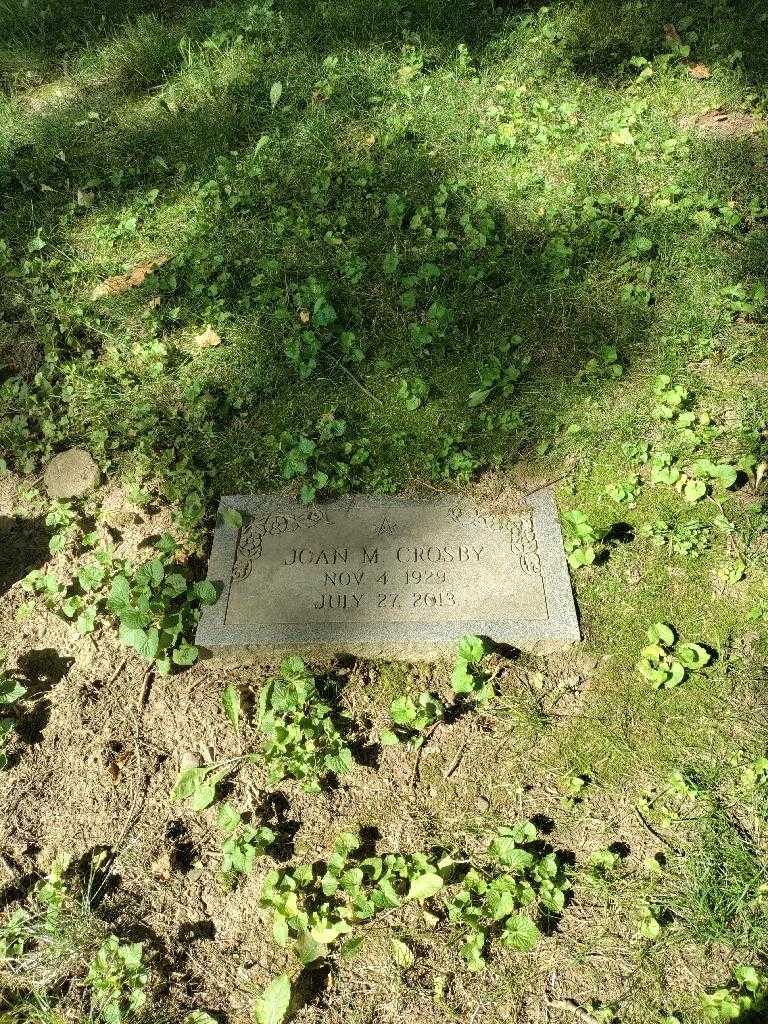 Joan M. Crosby's grave. Photo 1