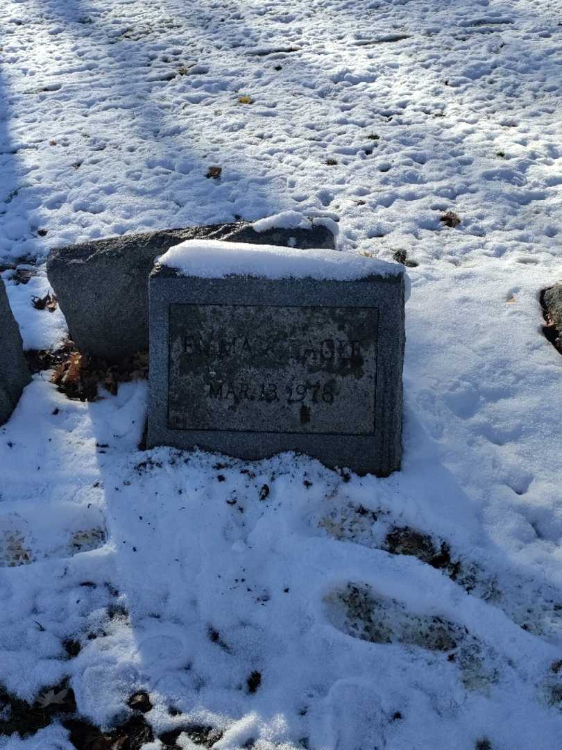 Emma Eagle's grave. Photo 2