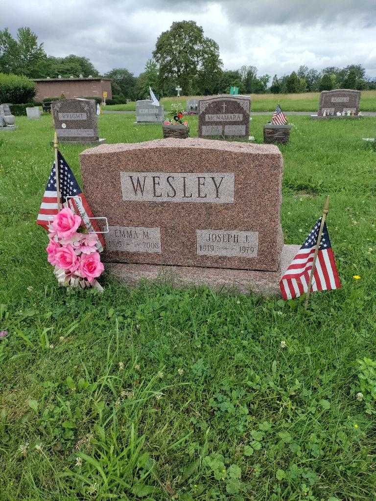 Joseph J. Wesley's grave. Photo 2
