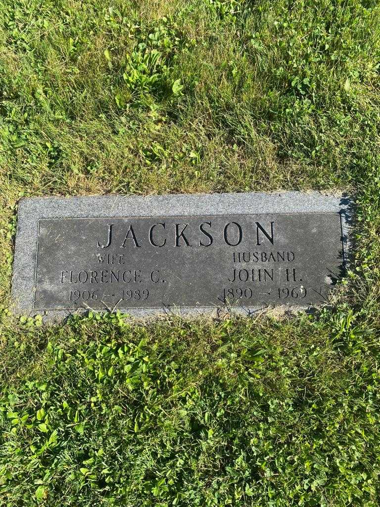 Florence С. Jackson's grave. Photo 3
