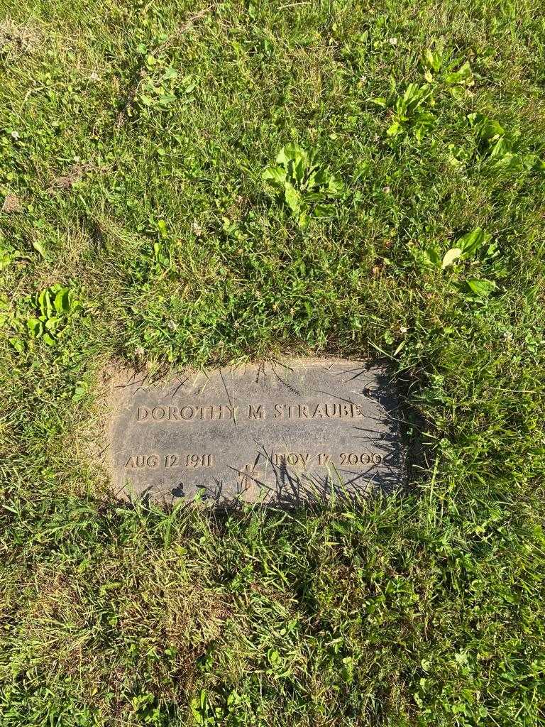 Dorothy M. Straube's grave. Photo 3