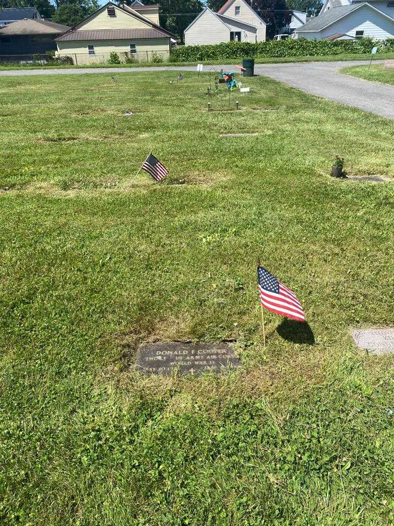 Donald F. Cooper's grave. Photo 2