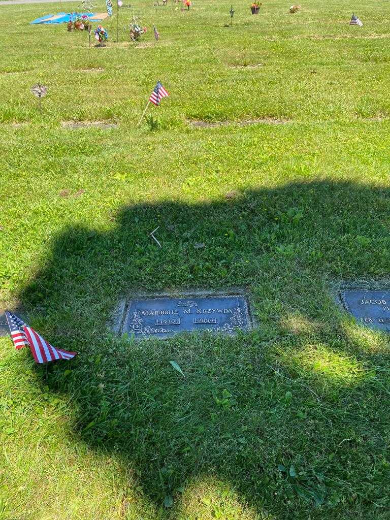 Marjorie M. Krzywda's grave. Photo 2