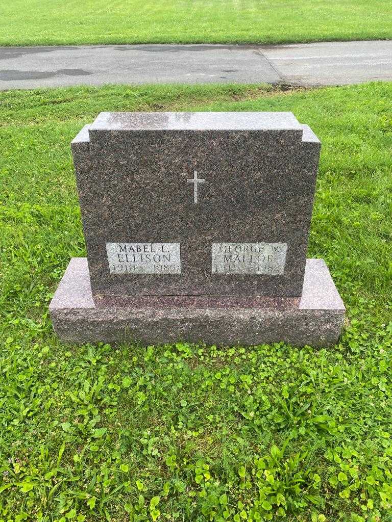 Mabel L. Ellison's grave. Photo 3