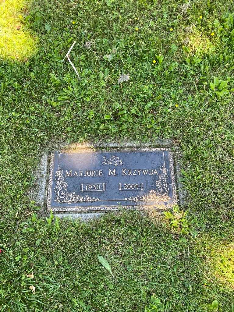 Marjorie M. Krzywda's grave. Photo 3