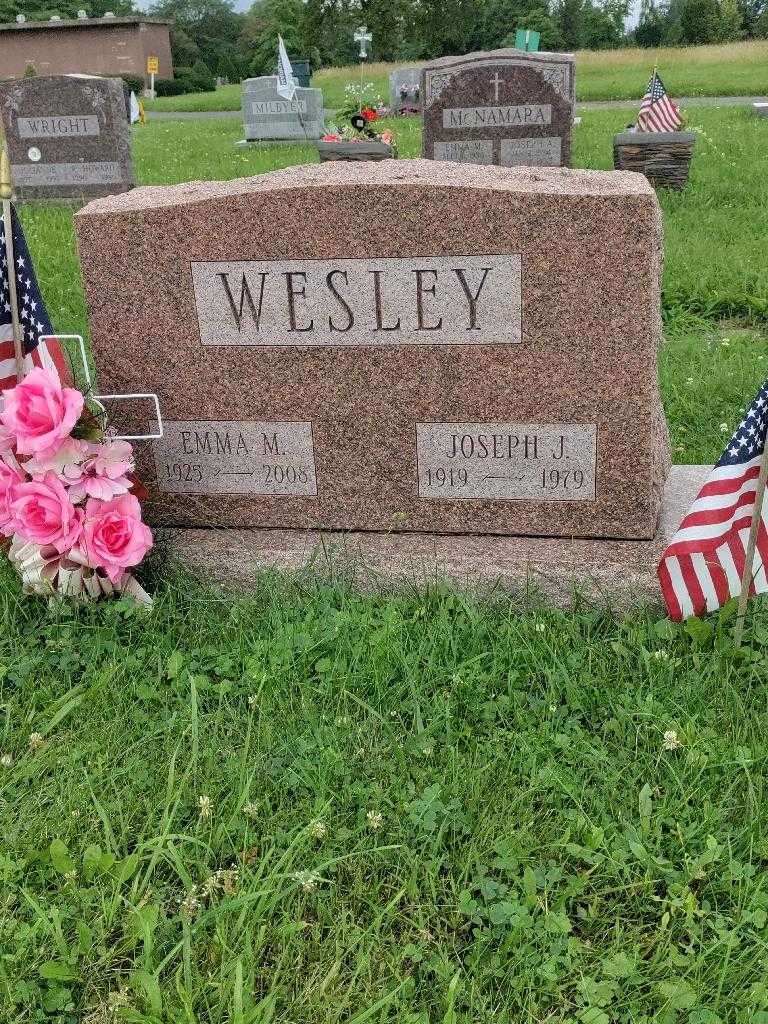Joseph J. Wesley's grave. Photo 3