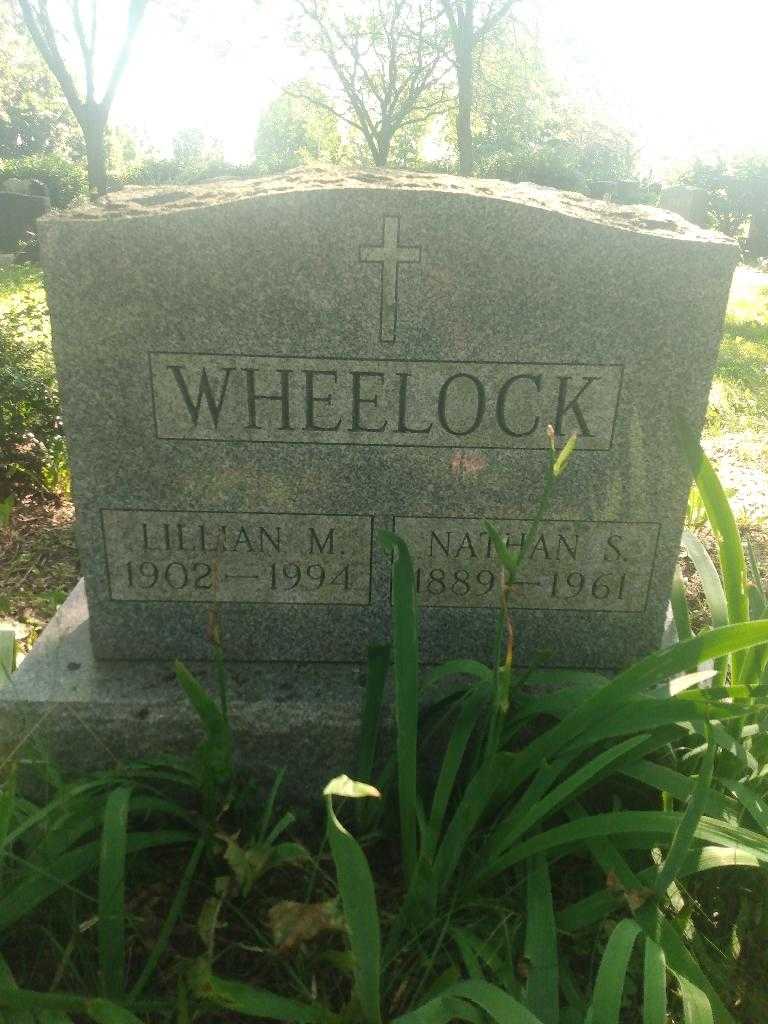 Nathan S. Wheelock's grave. Photo 3
