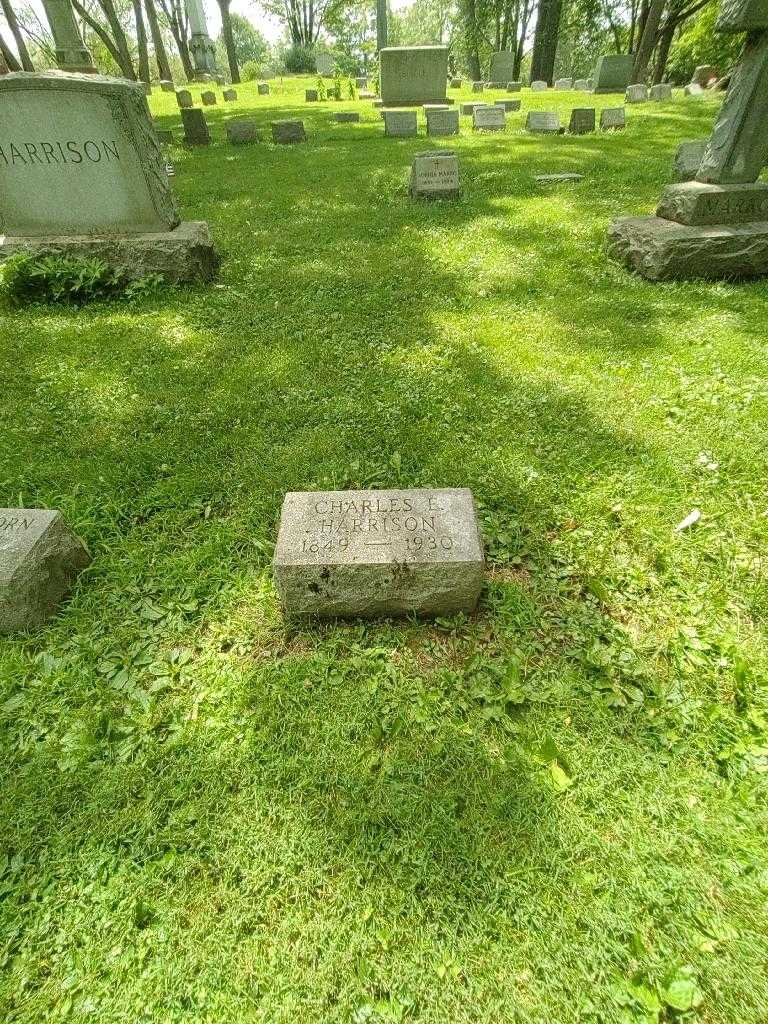 Charles E. Harrison's grave. Photo 1